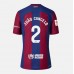 Günstige Barcelona Joao Cancelo #2 Heim Fussballtrikot Damen 2023-24 Kurzarm